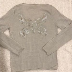 Zadig & Voltaire Thin Wool Rhinestone Sweater